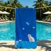 Towel Cartoon For Outdoor Camping Beach Towel Animal Super Absorbent Quick-Drying Summer Cute Towel