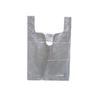 Huanqun Silver Grey Disposable Trash Bags, 50-Count