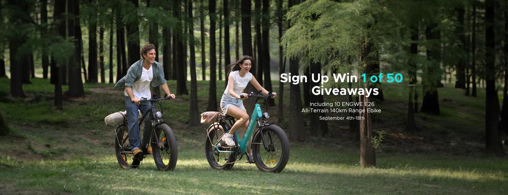 ENGWE E26 adult electric bike, equipped with 26x4.0 wide tires, 250W motor, 48V16Ah battery, 140km range, ideal for long-distance commuting