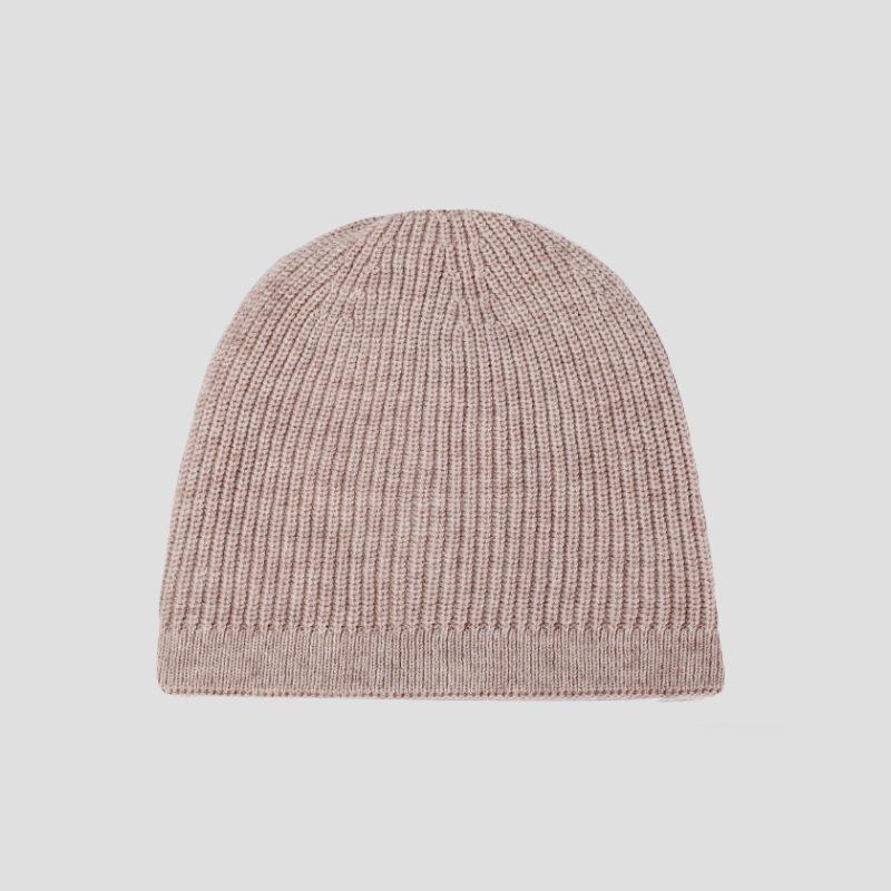 Căciulă Tricotată pentru Bărbați cu Circumferință Mare a Capului Toamnă Iarnă Căciulă Caldă din Lână cu Strat Dublu Căciulă Pulover pentru Călărie în Aer Liber