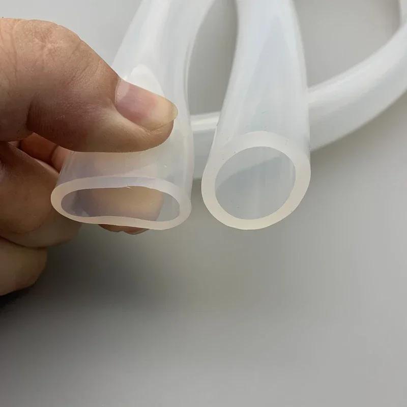 Silicone Tube ID 15/16/18/20/25/30/40/45/50mm Food Grade Flexible Drink Tubing Pipes Temperature Resistance Nontoxic Transparent