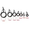 Hot New Eyes Fish Line Fish Pole Outdoor Tip Guides Repair Kits Fishing Rod