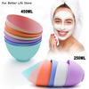 1Pc 2Size 6Colour Soft Silicone Facial Mask Bowl DIY Essential Oil Skincare Tools Easy To Clean And Durable Self-Made Beauty