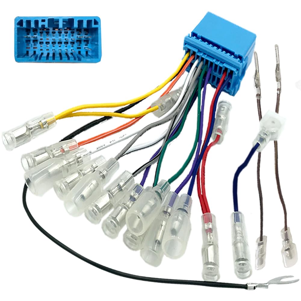 

A-4AM Audio Harness 20P Suzuki Honda Mazda Nissan Mitsubishi External Audio Navigation Installation Connection