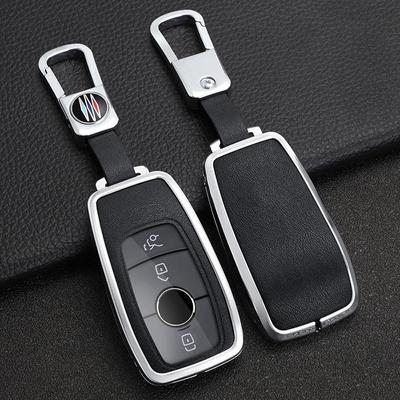 Funda de llave para Mercedes-Benz E300L (C260L, GLC, GLB220, A200L, GLA, GLE350). Diseño de alta gama para la protección de la llave del coche.