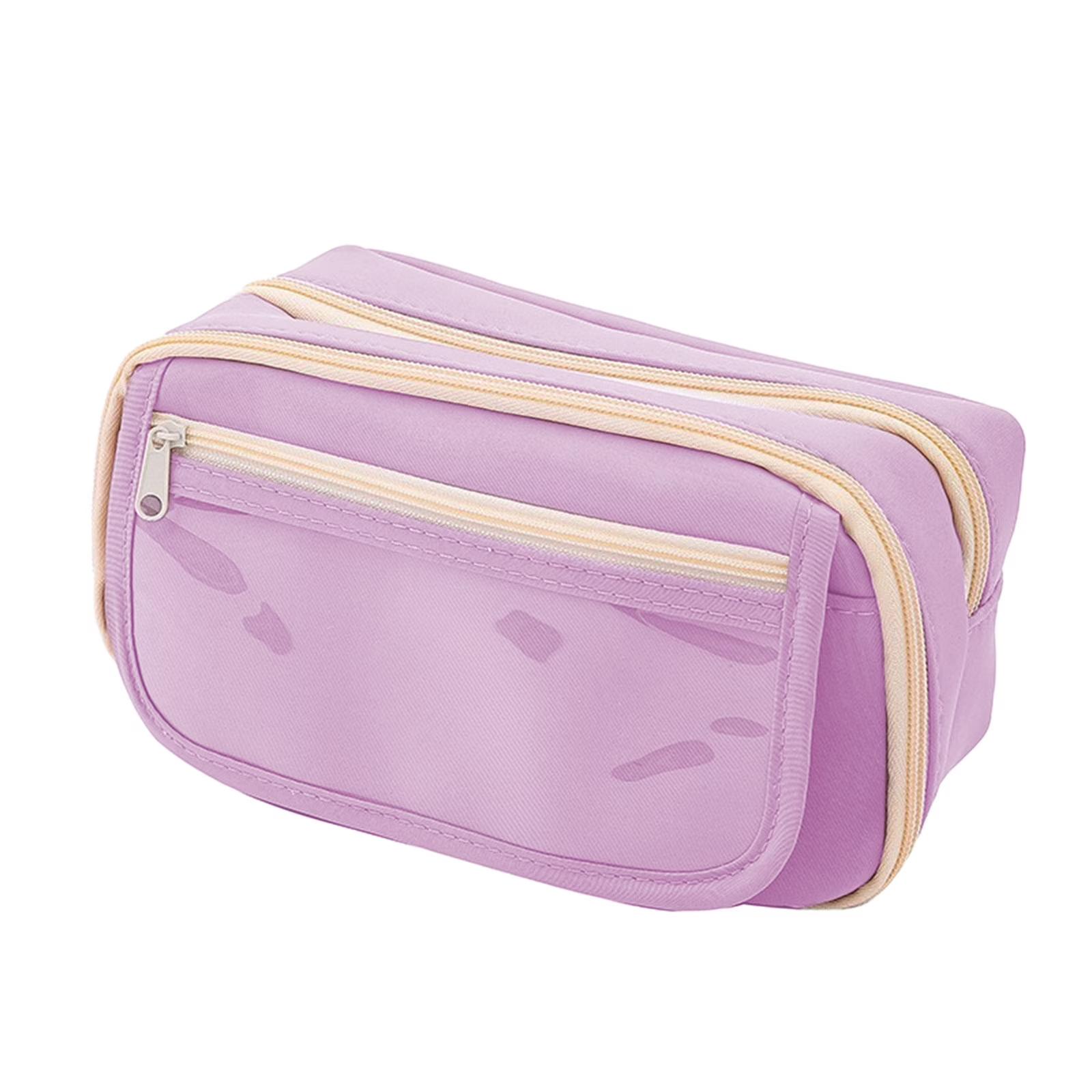 

2026 Large-capacity Pencil Case With 9 Compartments, Multi-slot Design, Easy-grip Handle, Beautiful And Practical, 1pcs One Size розовый