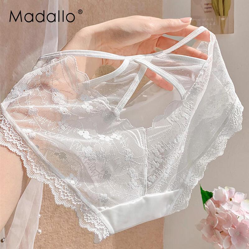 Women s Sexy French Lace Modal Antibacterial Briefs M