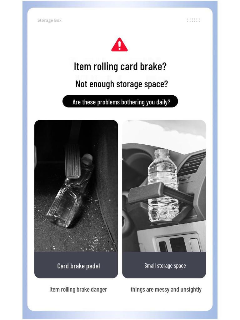 Tesla Model Y Under-Seat Storage Box Organizer - Car Interior Accessory