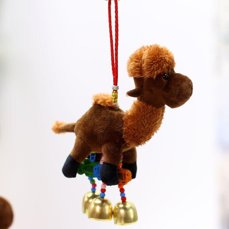 Niedlicher Tier Schlüsselanhänger Anhänger Haarball Kamel Dunhuang Kamel Puppe Xinjiang Gansu Tourismus Souvenir