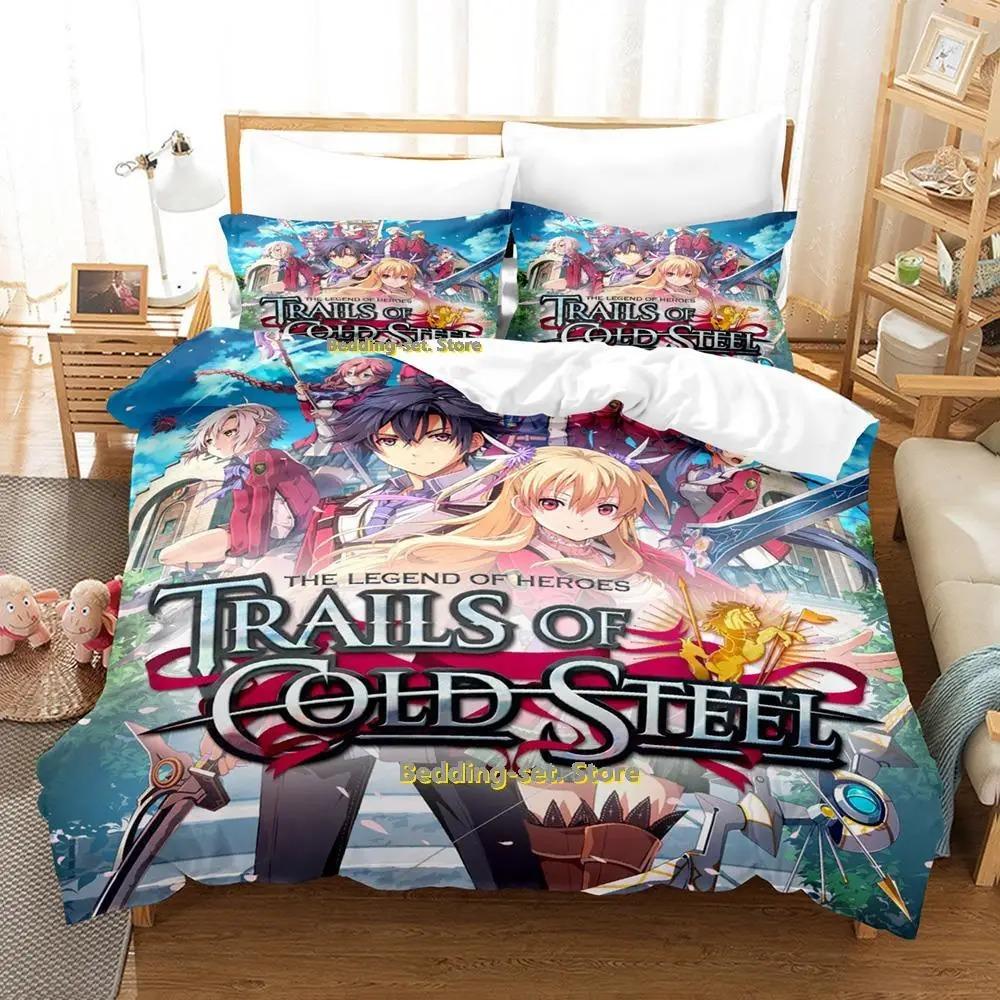 

Новый Постельный набор The Legend Of Heroes Kuro No Kiseki 2 Односпальный Полуторный Двуспальный Кинг-сайз Набор для кровати Взрослый Детский Спальня Комплекты пододеяльников 70x133cm 2pcs