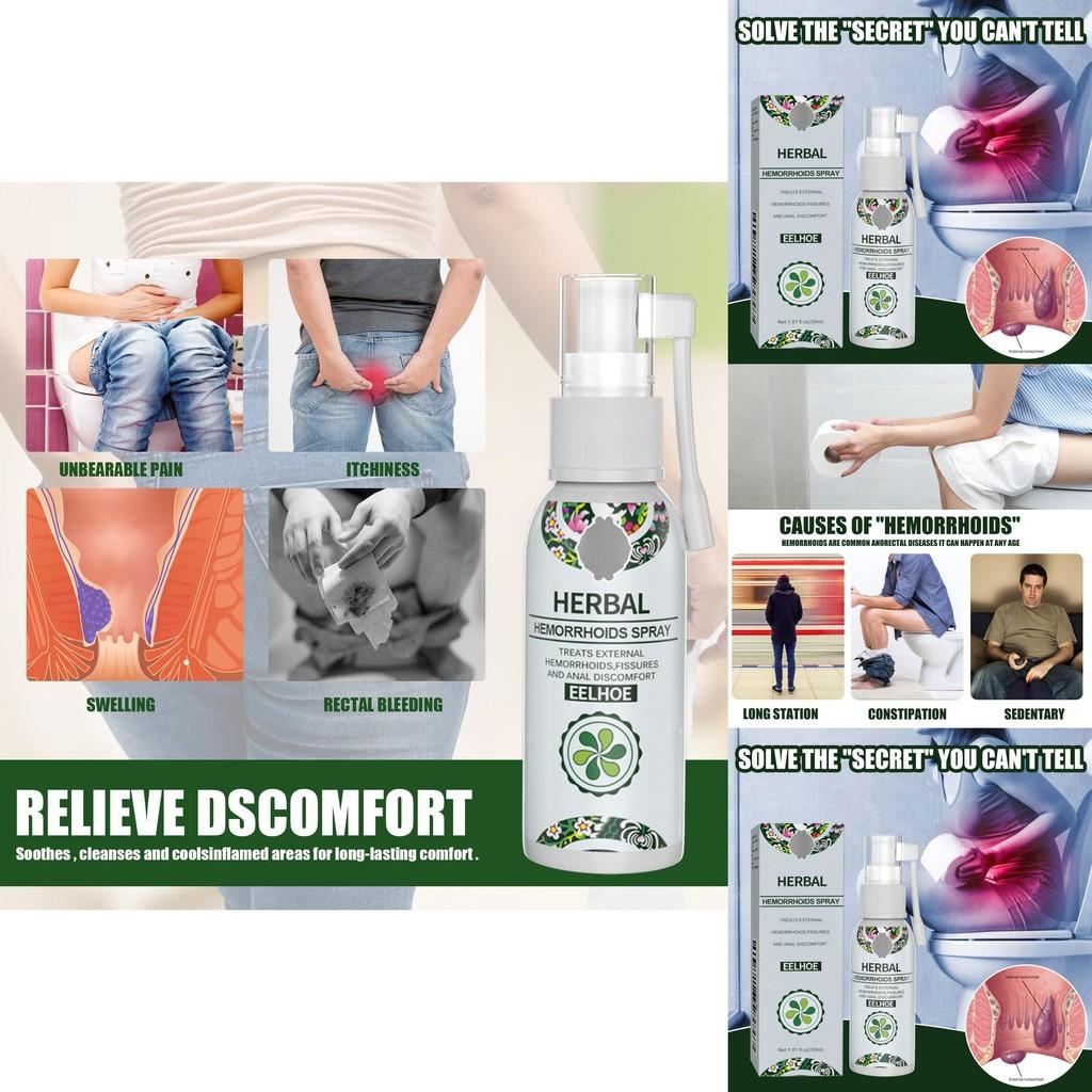 Eelhoe Herbal Care Spray Gentle Nourishing Body Spray For Soothing Anal Area Relief