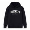 Kids Boys Girls Hoodie Sweatshirt, Retro BROOKLYN New York 1998 Letter Print Pullover Top, Casual Long Sleeve Lightweight Hooded Sweatshirts for