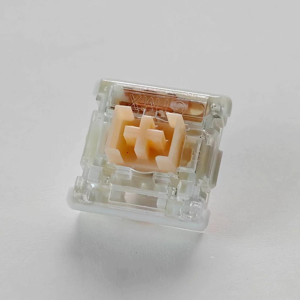 

OUTEMU OTM Low Profile Silent Switch for Ultra-thin Mechanical Keyboard Pink Yellow 3pin Linear Tactile Mute Switch Redragon Kit 10 PCS