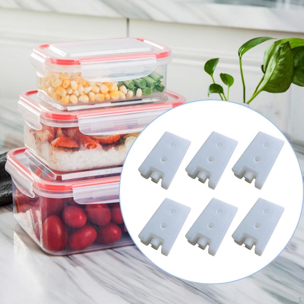 6 Pack Ice Blocks for Travel Freezer Use, Ideal Picnics And Camping