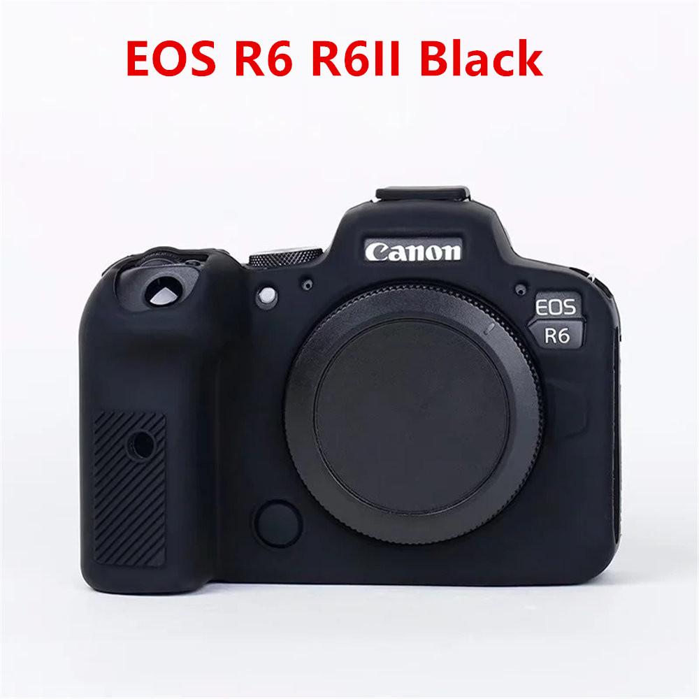 Soft Silicone Armor Camera Body Case For Canon EOS R10 R50 R100 R5 R6 R6II R7 R8 RP Protective Rubber Cover
