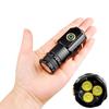 Superstarke Mini-Blitz-Taschenlampe Safety Hammer LED Mini Flashlight Powerful Type-C Rechargeable 18350 Battery Torch SST20 200