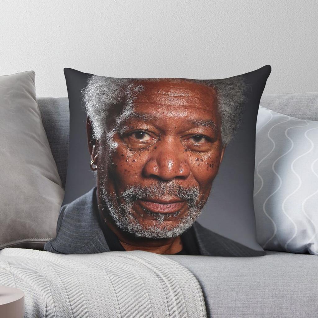 Morgan Freeman I Can Smell You Pillowcase Polyester Linen Velvet Pattern Zip Decor Throw Pillow Case Car Cushion Case