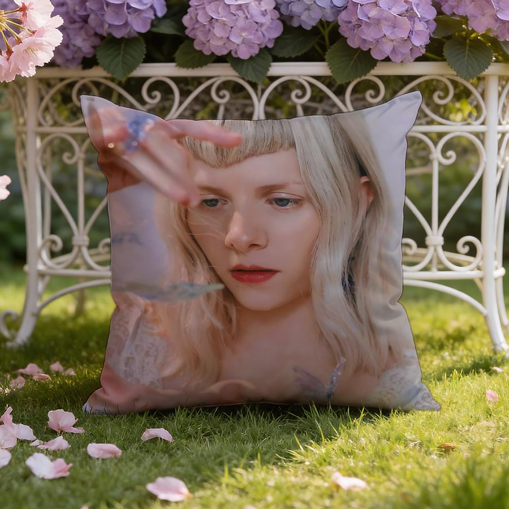Famous Singer-A-Aurora-Music Cushion Cover Home & Car Dual-Scene Pillow Cover: Reversible for Premium Comfort