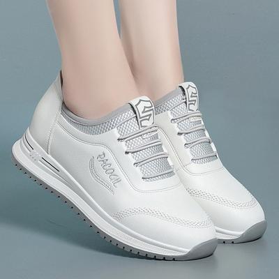Fashion Little White Shoes Women's 2024 New Sports Casual Soft Single Shoes Spring Autumn Designer Sneakers Middle-aged And Elderly