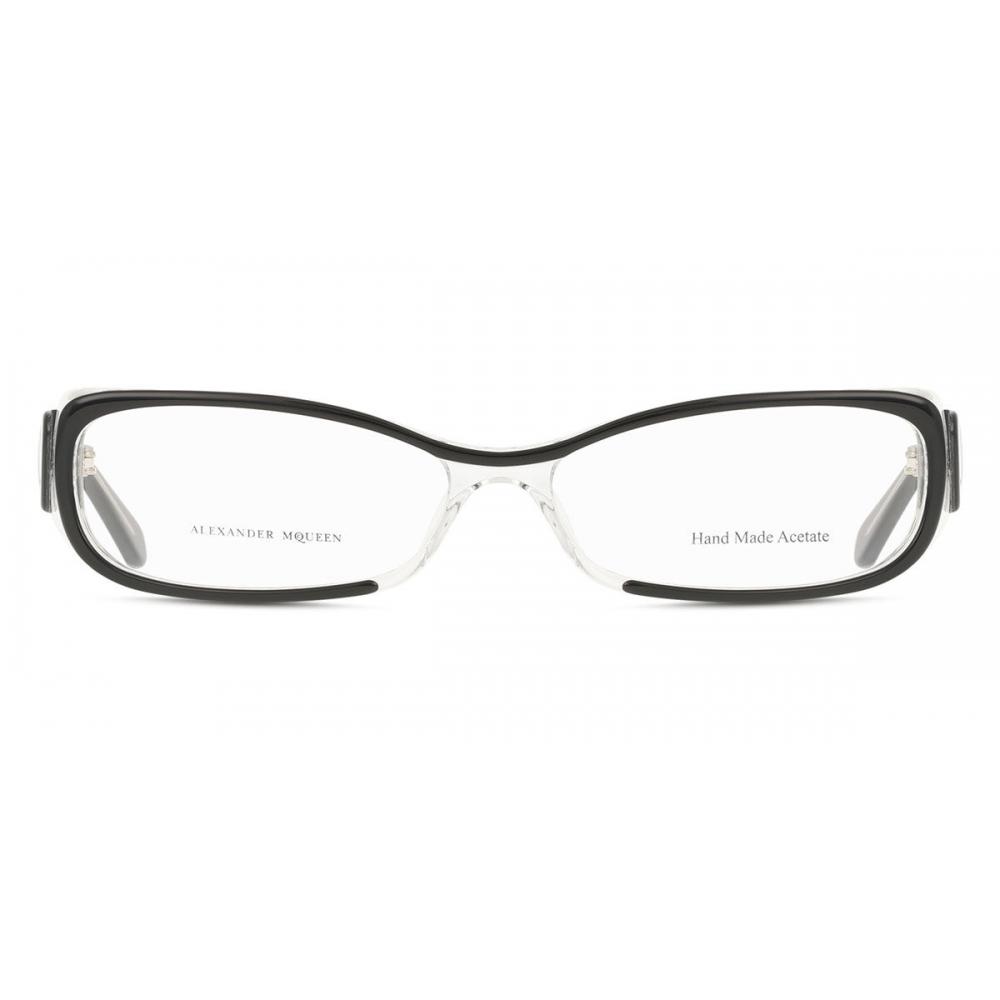 

Alexander Mcqueen Amq 4140 7c5 Women Eyeglasses Clear/56-14-135