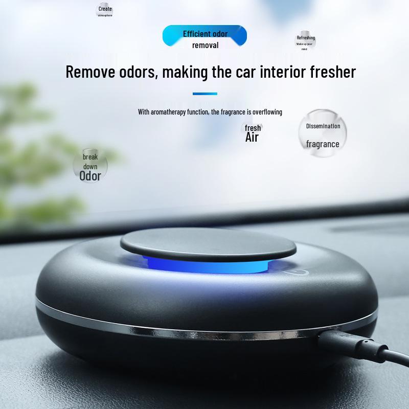 Portable Car Air Purifier with Odor Removal & Negative Ion Technology