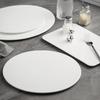 Nordic Steak Plate Pure White Round Flat Plate Plate Western Restaurant Plate Tray Cold Dish Sushi Plate Hotel Tableware