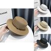 Stylish Unisex Summer Straw Hat Elegant French Wide Brim Sunshade Beach Hat For Vacation