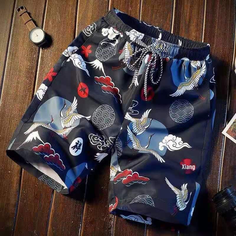 Men's Loose Casual Summer Beach Surfing Print Shorts