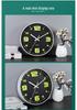 12-Inch Silent Luminous Quartz Wall Clock - Plastic, Creative Design, Popular Item