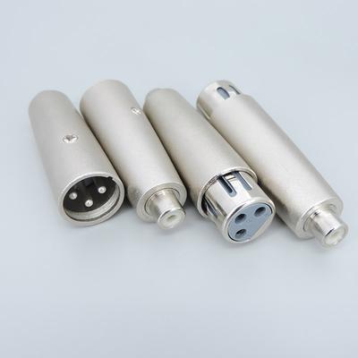 3pin Core XLR Female Male To RCA Female Audio Adapter Socket Converter Cable Speaker Connector For Microphone Speaker A1