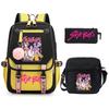 Animation Cartoon Peripheral Primary And Secondary School Students Schoolbag Multi-Functional Large-Capacity Leisure Backpack Three-Piece Set