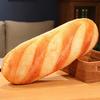 Bread Pillow Soft Plush Bread Cushion with Realistic Baked Bread Design Elastic PP Cotton Filled Sofa Pillow Hugging Sofa Decor