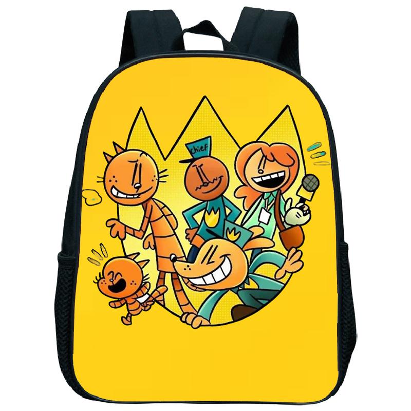 Dog Man Kindergartenrucksack 12 Zoll Dogman Kinder Junge Mädchen Kindergartentasche Kleinkind Zurück zur Schule Geburtstagsgeschenk