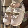 New Retro Mary Jane Velcro All-inclusive Heel Cotton Shoes Autumn and Winter Home Velvet Warm Non-slip Cotton Slippers