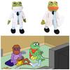 Sad Frog Pepe Plush Toy Cute Doctor Shaped Stuffed Animal
