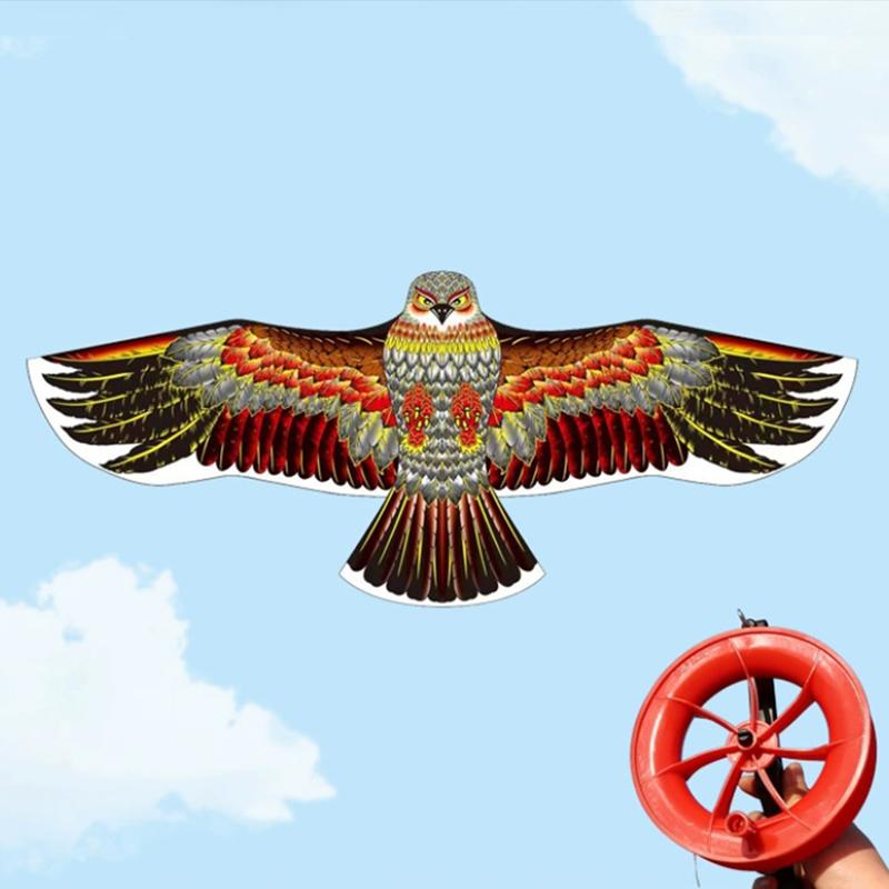 

1.6/1.8M Giant Eagle Kite With 100M Kite String Flying Bird Kites Outdoor Fun Sports Garden Toys Bird Repelling Kite