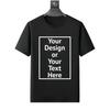 Your textphoto can be customized cotton printed leisure summer round neck short sleeve Tshirt personalized design