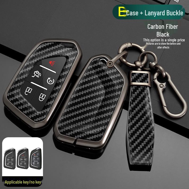 Premium Key Case for Cadillac XTS, SLS, Seville, CTS, SRX, Escalade, ATS - Men's Luxury Accessory