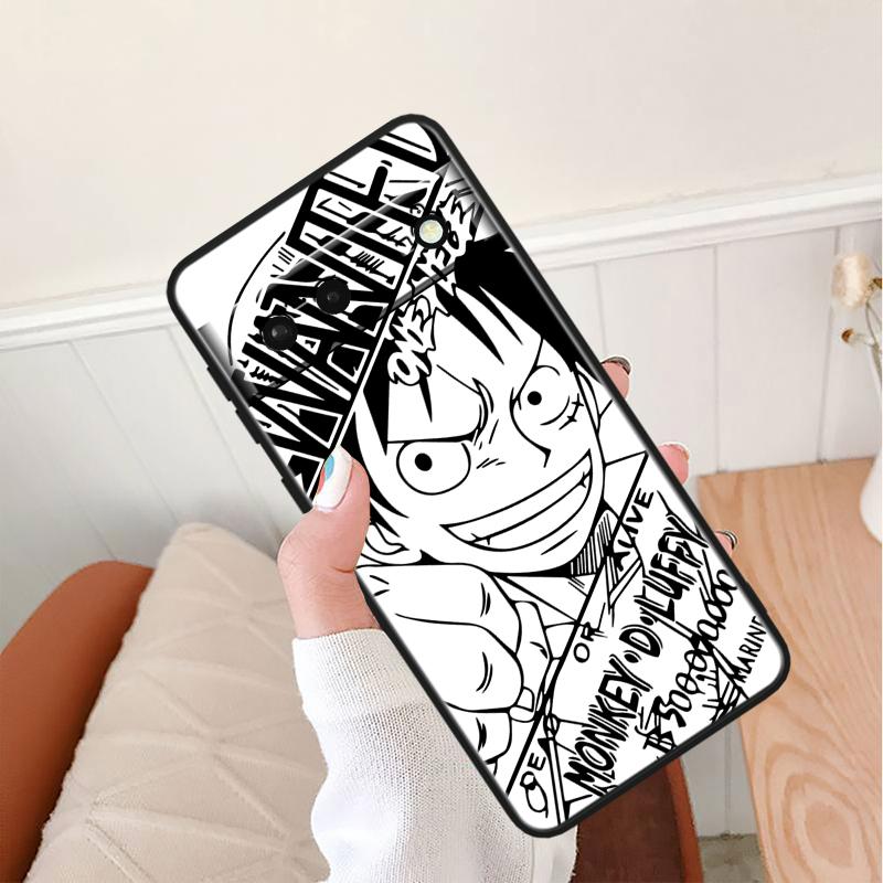 

Luffys-Zoros O-nes P-ieces противоударный чехол для Google Pixel 8 7A 6A 5A 5 4 4A XL Pro 5G черный чехол для телефона мягкий чехол Fundas Capa Google Pixel 4