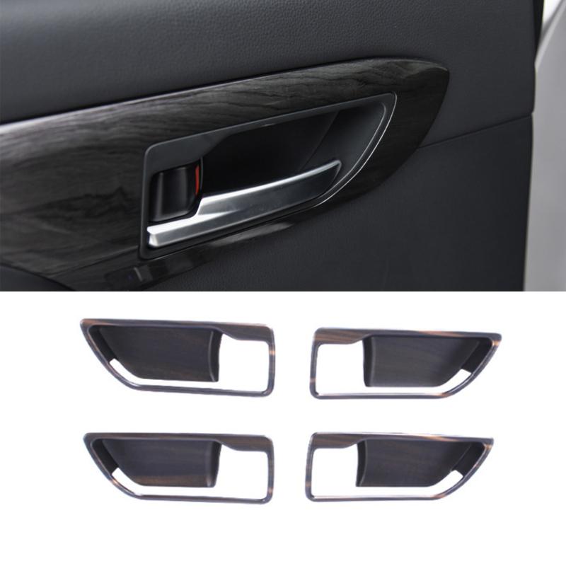 For Toyota Highlander Kluger  2022 Car Interior Peach Wood Decoration Gear Shift Knob Head Cover Trim