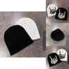 Skull Finger Knit Hat With Warm Acrylic Material For Streetwear Winter Fashion