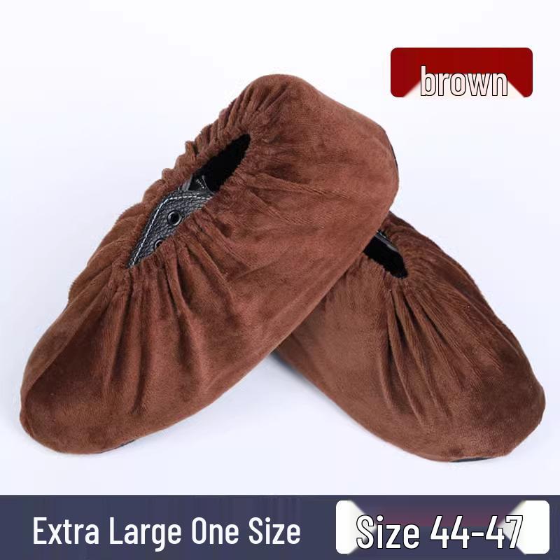 Washable Fleece Anti-Slip Indoor Shoe Covers for Kids