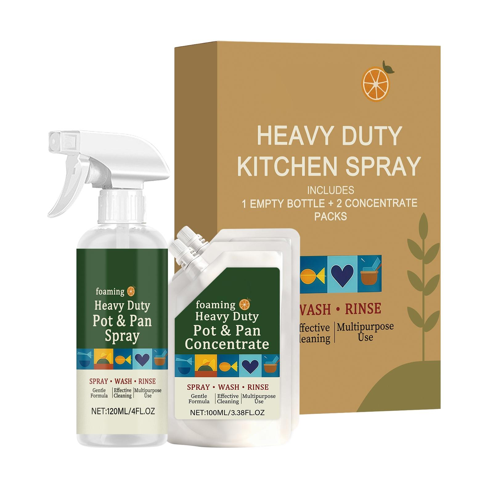 

Kitchen Cleaning Set - Daily Use For Home Kitchen - Remove Grease, Reduce Stains, Be Gentle And Convenient For Cleaning, Fresh And Clean,200ML One Size коричневый