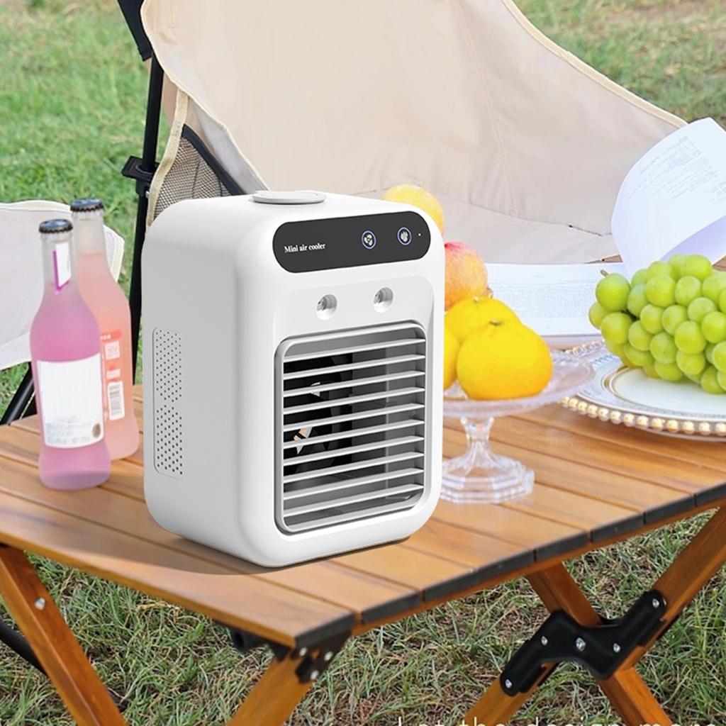 Portable Conditioners, 25W Rechargeable Portable AC Unit 2 Cool Spray, Personal Fan With 2 Speeds, Small Room Conditioners For Bedroom,Outdoor