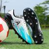 35-47 Men's High-top Football Boots Large Size Long Nails Leather Boys Soccer Shoes Nailing Anti -slip Football Boots