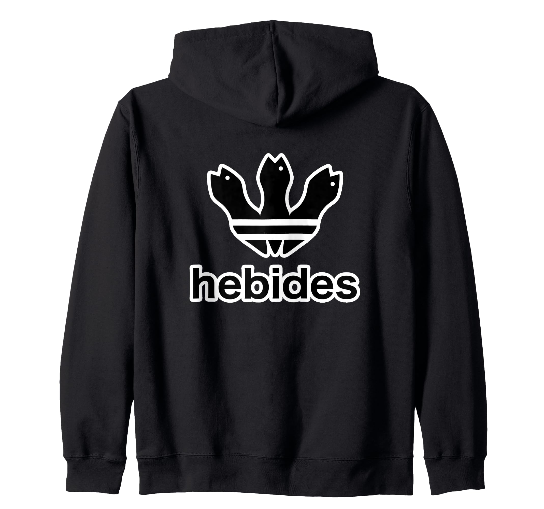 

[Back Print] Hebides Year of the Snake Snake [Brand Logo Parody] 2025 Zodiac Funny Zip-Up Hoodie