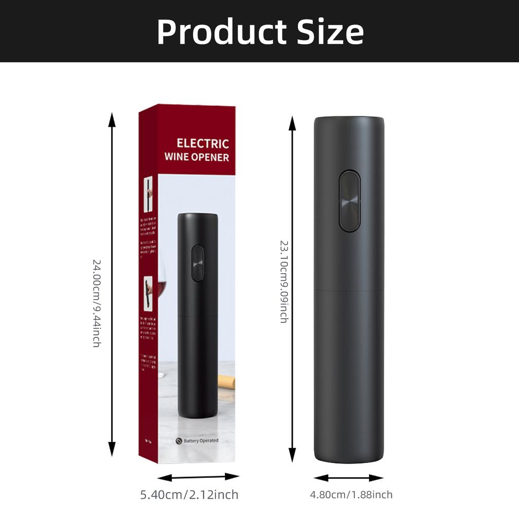 Electric Wine Opener Set Automatic Corkscrew Wine Openers for Beer Bottle Opener Battery Operated Kitchen Bar Can Opener