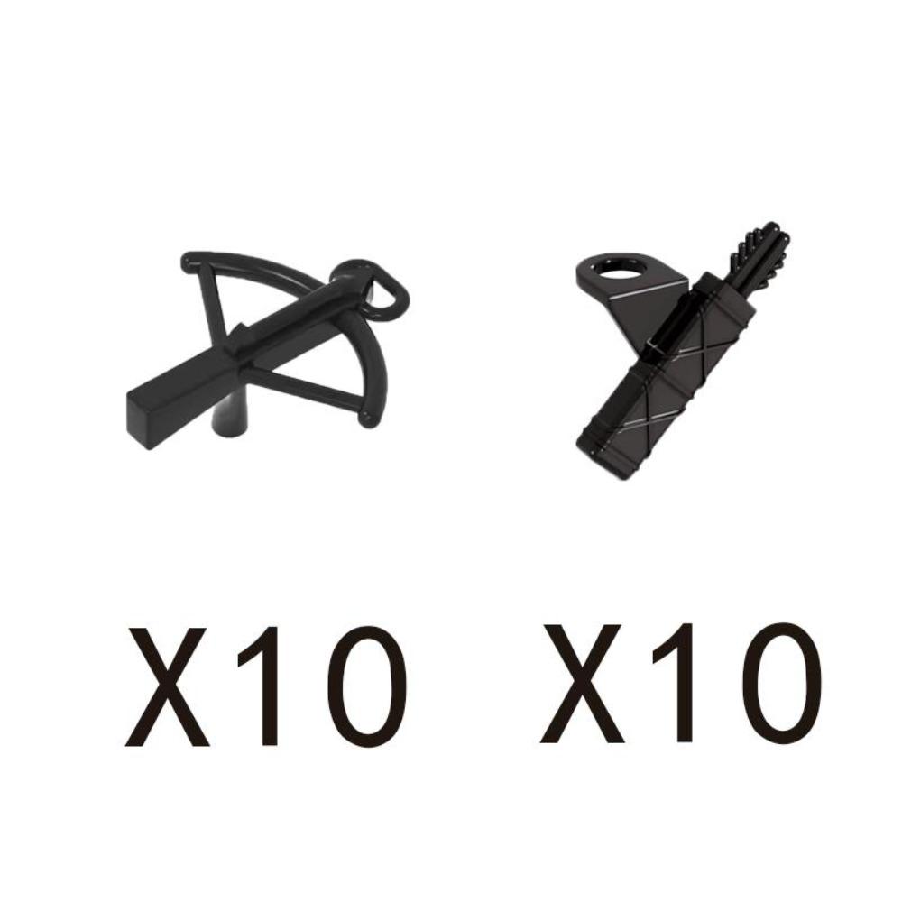 Medieval Building Blocks Weapons Figure Soldier Accessories Bow Spear Crossbow Axe Helmet Shoulder Armor Brick Gift Toy DIY X011