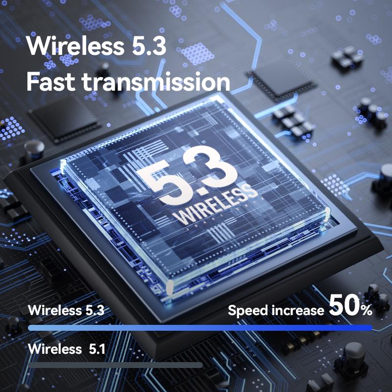 Auricolare Bluetooth TWS Tipo Clip da Orecchio Cuffie Sportive e per il Tempo Libero 5.3 Auricolare Wireless Auricolari Impermeabili Stereo Riduzione del Rumore Auricolari Sportivi