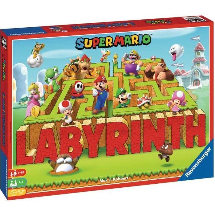 SUPER MARIO Labyrinth, Family Board Game, Treasure Hunt In a Moving Maze, Ages 7 and Up, Ravensburger